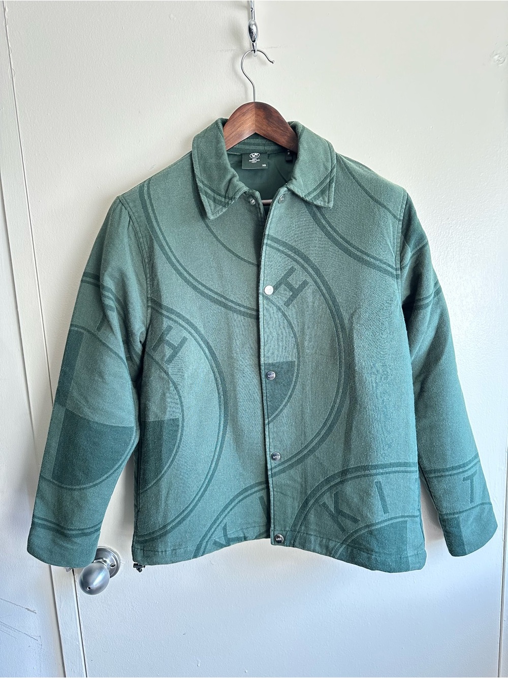 Kith x BMW Green Patterned Logo Jacket ULTRA RARE - Picture 1 of 8
